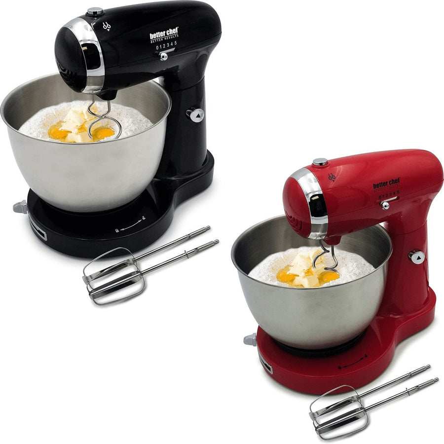 Better Chef 350W Classic Stand Mixer with Stainless Steel Bowl Image 1