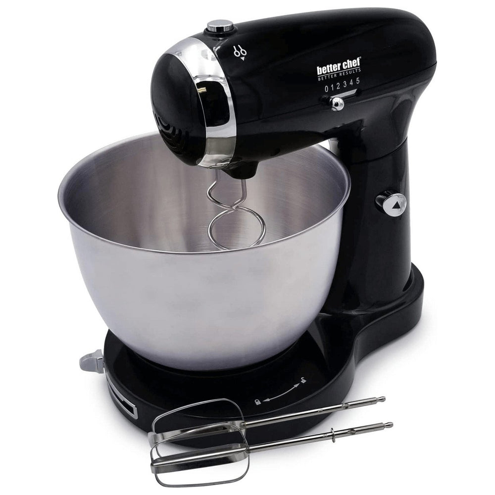Better Chef 350W Classic Stand Mixer with Stainless Steel Bowl Image 2