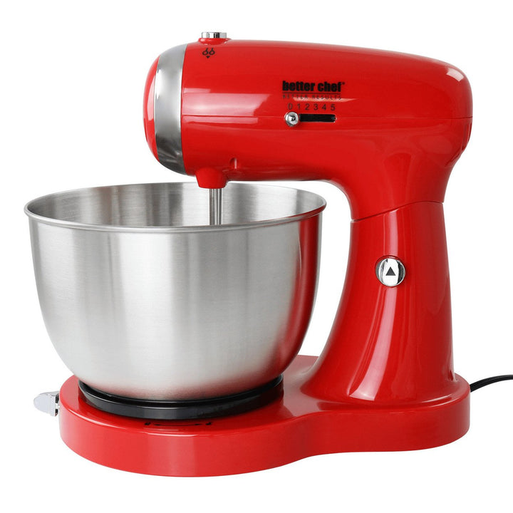 Better Chef 350W Classic Stand Mixer with Stainless Steel Bowl Image 4