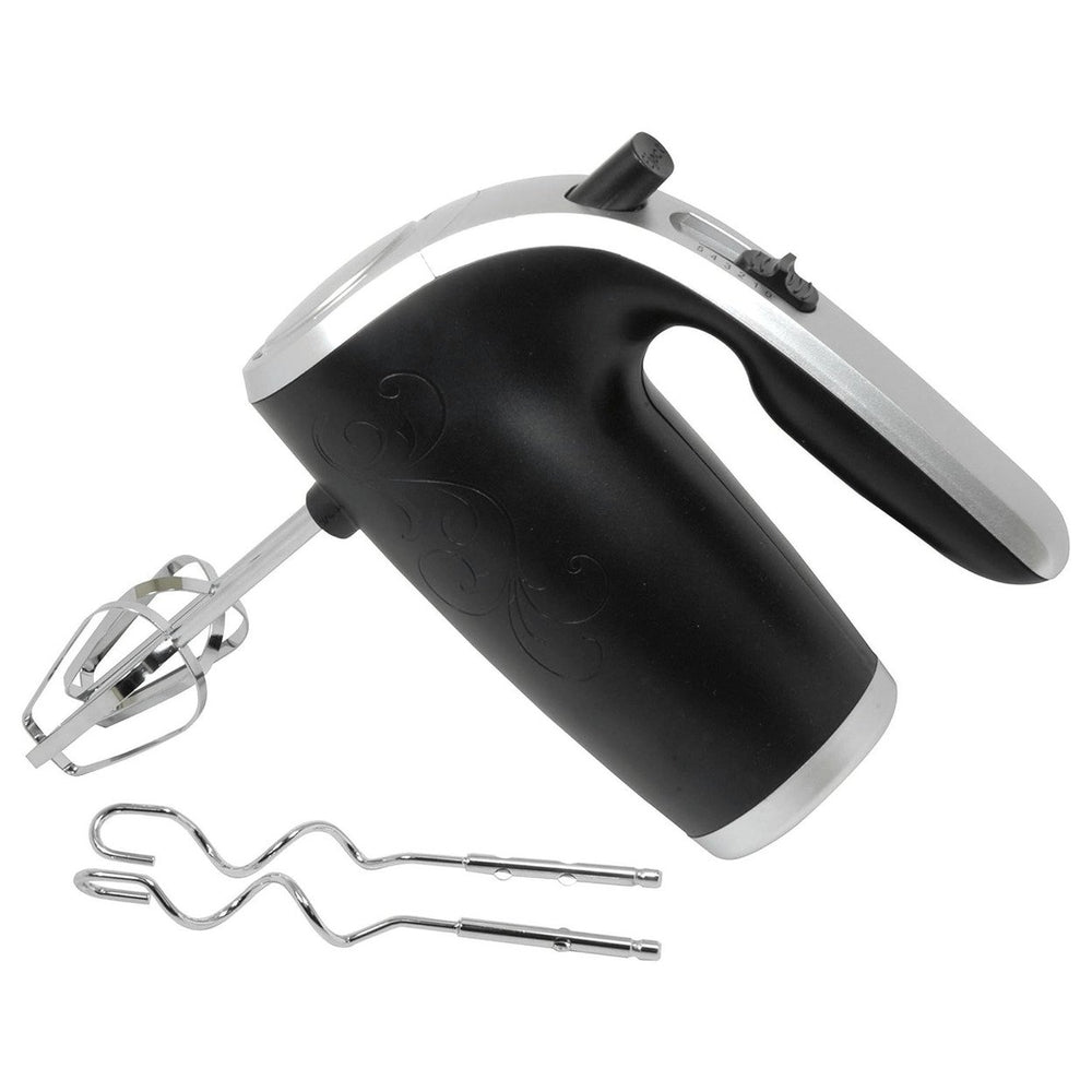 Better Chef 5-Speed 150W Hand Mixer with Silver Accents and Storage Clip Image 2