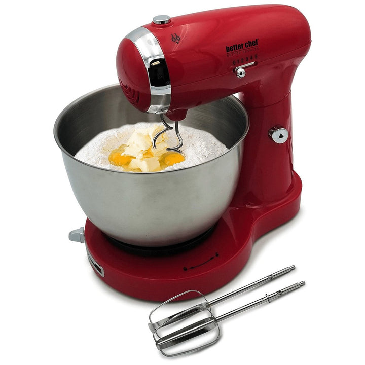 Better Chef 350W Classic Stand Mixer with Stainless Steel Bowl Image 10