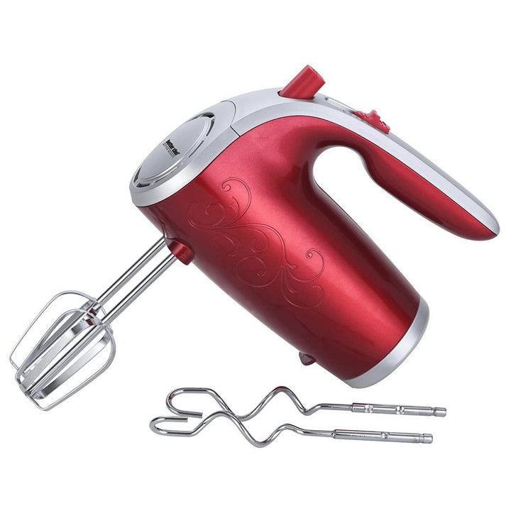 Better Chef Hand Mixer 5-Speed 150W with Silver Accents Storage Clip IM-814B Image 1