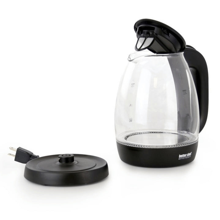 Better Chef 7-Cup Cordless Borosilicate Glass Electric Kettle with LED Light Image 4