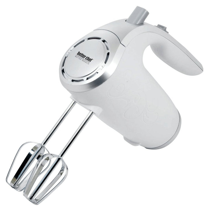 Better Chef Hand Mixer 5-Speed 150W with Silver Accents Storage Clip IM-814B Image 10