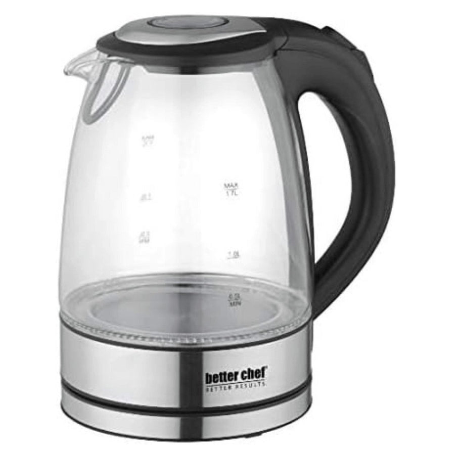 Better Chef 1500W 7-Cup Cordless Electric Borosilicate Glass Kettle with 360 Degree Swivel Base Image 1