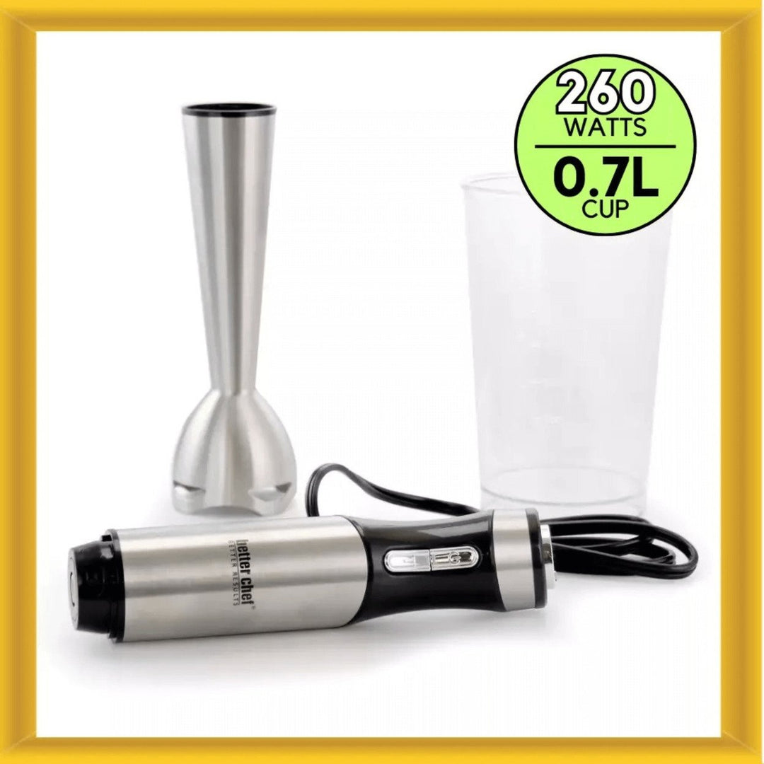 Better Chef 260W Variable Speed Stainless Steel Immersion Blender with Cup Image 4