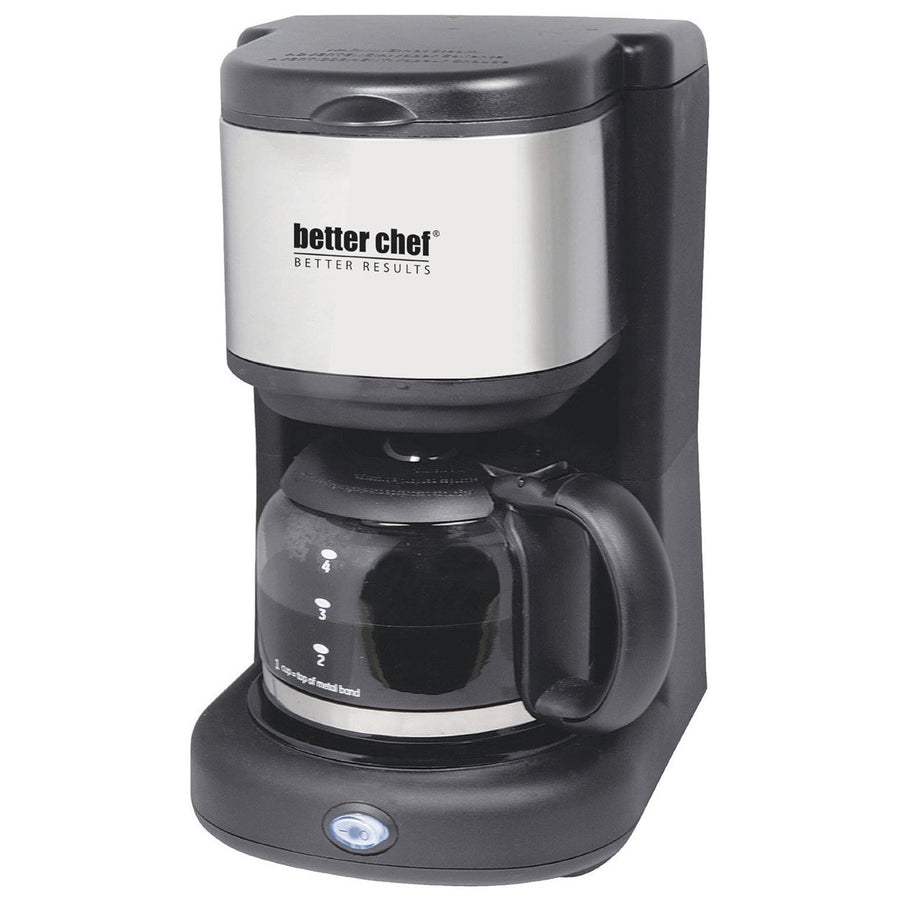Better Chef 4-Cup Stainless Steel Coffeemaker Image 1