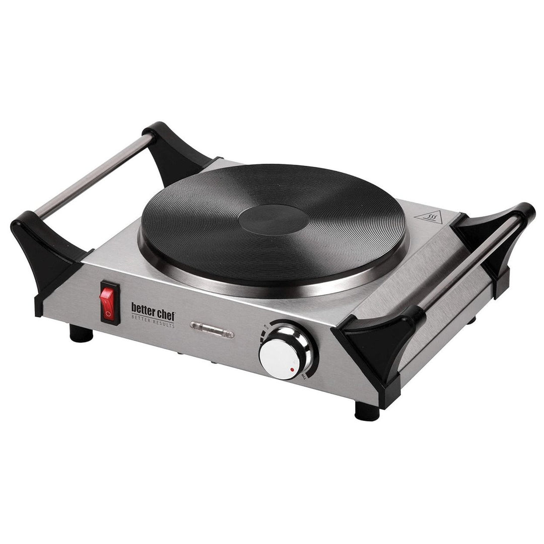 Better Chef Stainless Steel Electric Single Burner Countertop Model IM-303SB Image 2