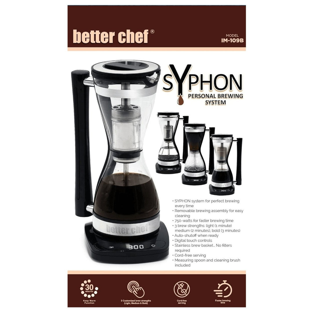 Better Chef Syphon Perculator-Style Personal Coffee Brewing System Image 3