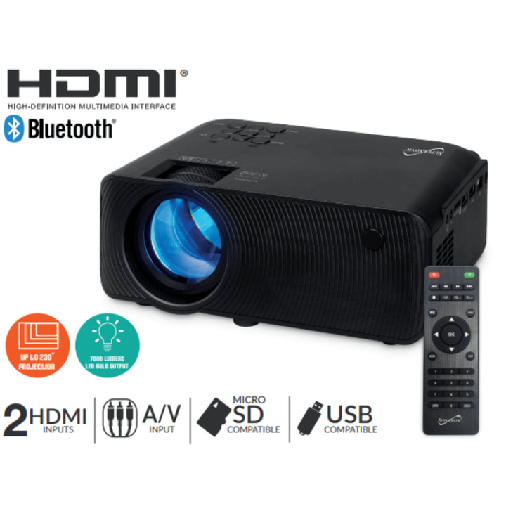 Supersonic Home Theater Projector with Bluetooth (SC-82P) Image 4