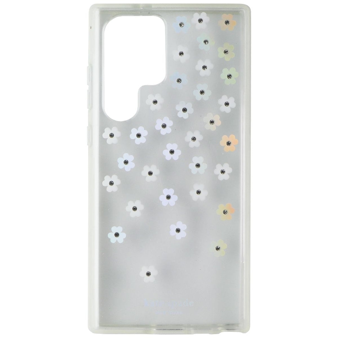 Kate Spade Defensive Hardshell Case for Galaxy S23 Ultra - Scattered Flowers Iri Image 2