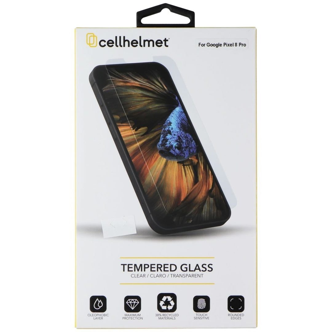 CellHelmet Tempered Glass for Google Pixel 8 Pro - Clear Image 1