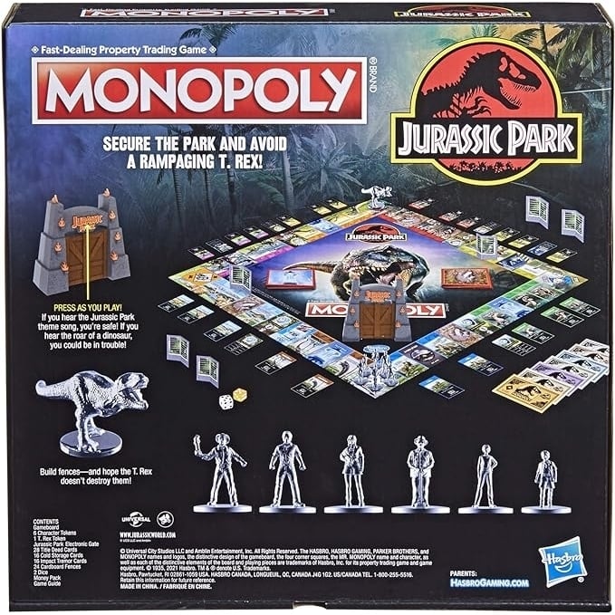 Monopoly Jurassic Park Edition- Image 2