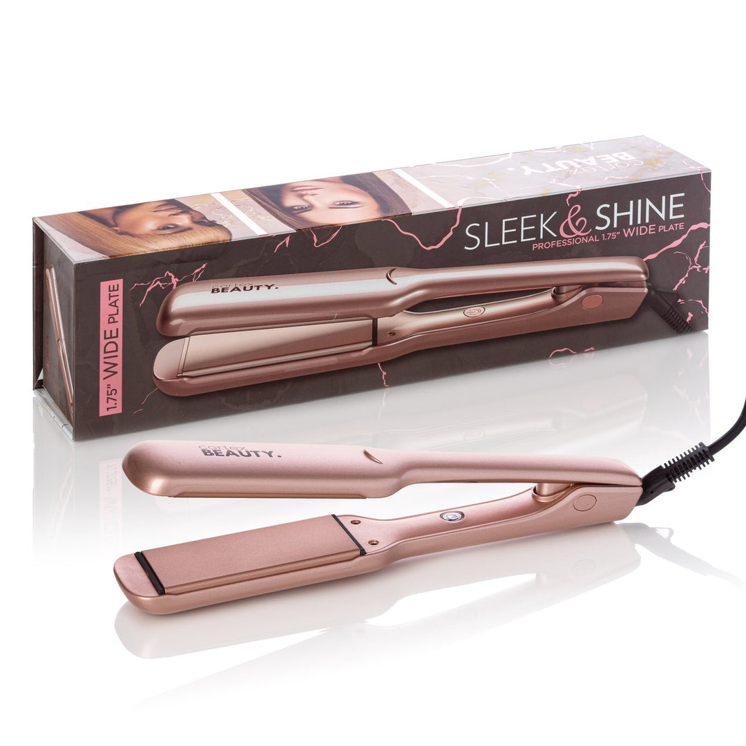 Sleek and Shine Professional 1.75 Wide Plate Flat Iron Image 1