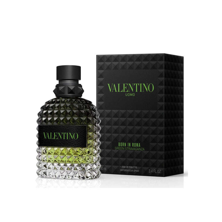 Valentino Uomo Born in Roma Green Stravaganza EDT Spray 3.4 oz For Men Image 1