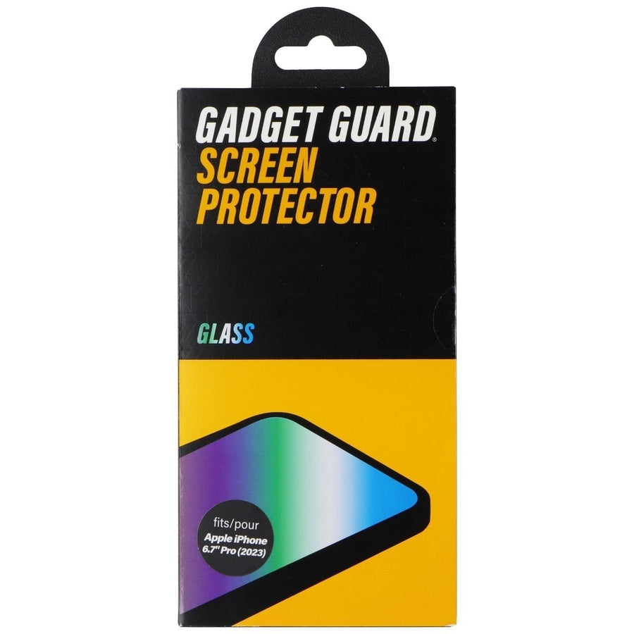 Gadget Guard - Glass - Screen Protector for Apple iPhone 15 Pro Max - Clear Image 1