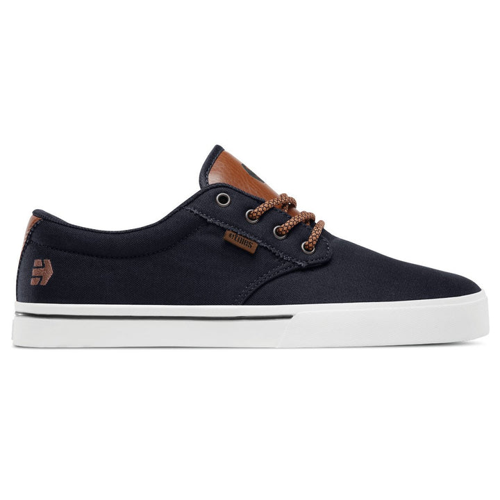 Etnies Mens Jameson 2 Eco Skate Shoe Navy/Tan/White - 4101000323-467 NAVY/TAN/WHITE Image 2