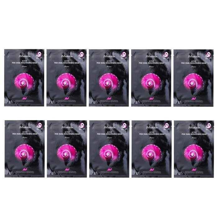 JM Solution - Active Pink Snail Brightening Mask Prime(30mlx10pcs) Image 2