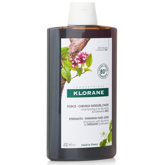 Klorane - Shampoo With Quinine and Organic Edelweiss (Strength Thinning Hair)(400ml) Image 1