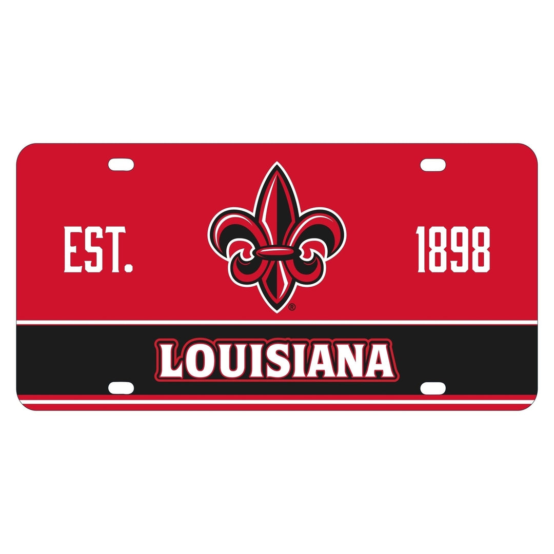 Louisiana at Lafayette Metal License Plate Car Tag Image 1