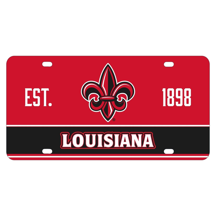 Louisiana at Lafayette Metal License Plate Car Tag Image 1