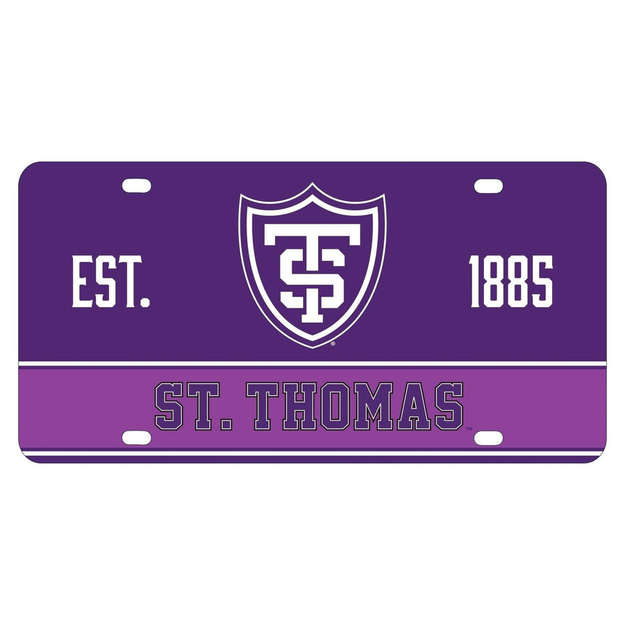 University of St. Thomas Metal License Plate Car Tag Image 1