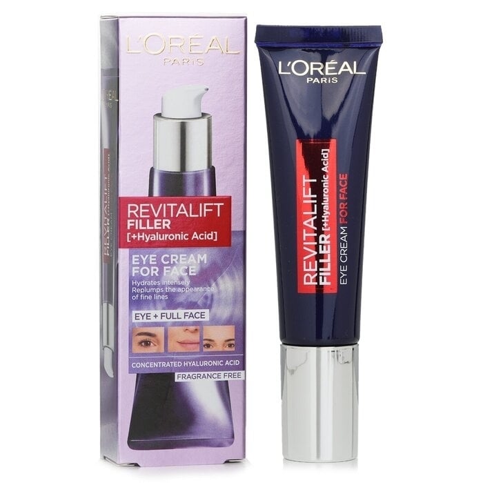 LOreal - Revitalift Filler Eye Cream For Face With Hyaluronic Acid(30ml) Image 2