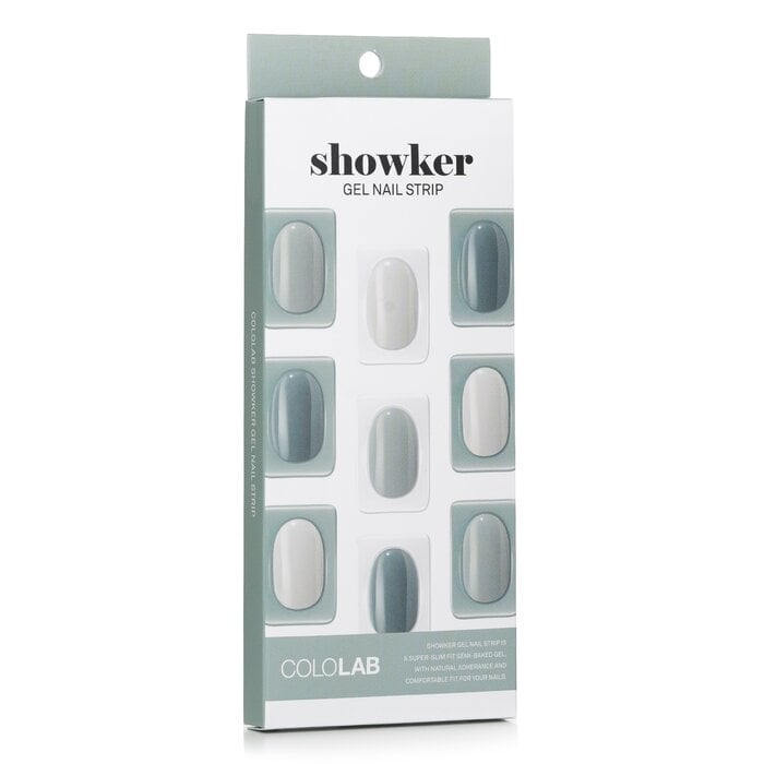 Cololab - Showker Gel Nail Strip CNF703 Mint Blended(1pcs) Image 1