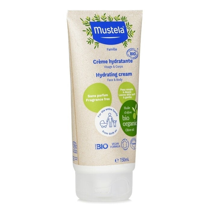 Mustela - Organic Hydrating Face And Body Cream with Olive Oil (Fragrance Free)(150ml/5oz) Image 1