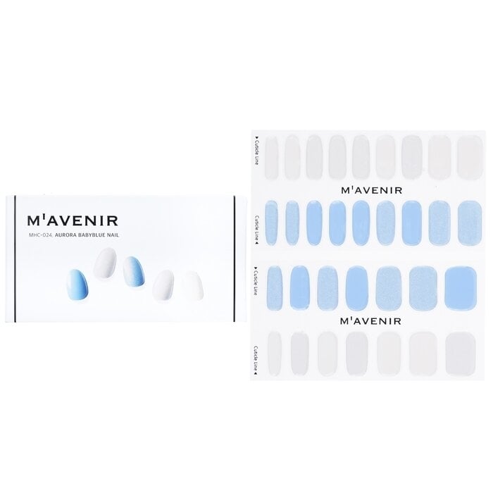 Mavenir - Nail Sticker (Blue) - Aurora Babyblue Nail(32pcs) Image 1