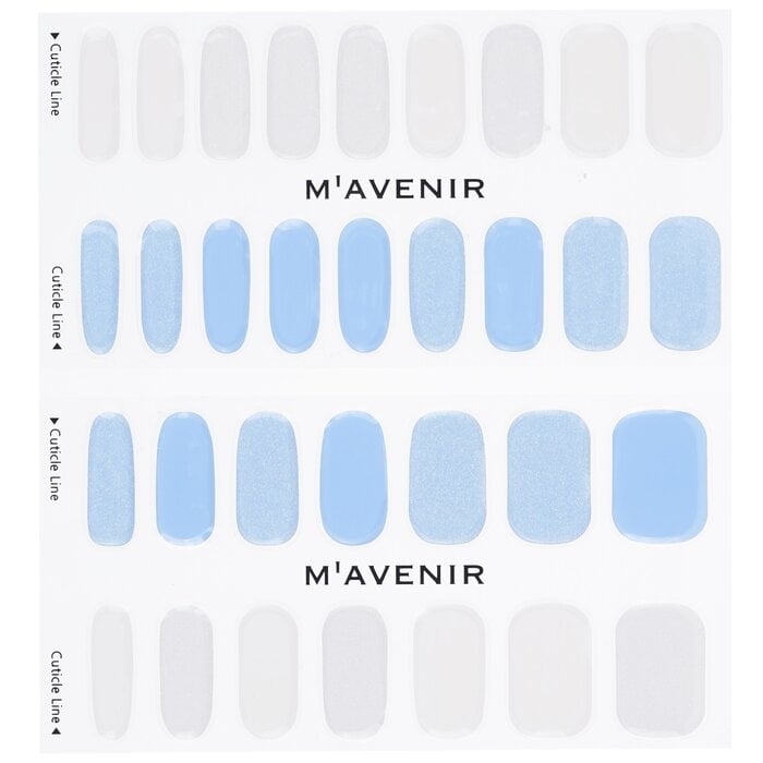 Mavenir - Nail Sticker (Blue) - Aurora Babyblue Nail(32pcs) Image 2