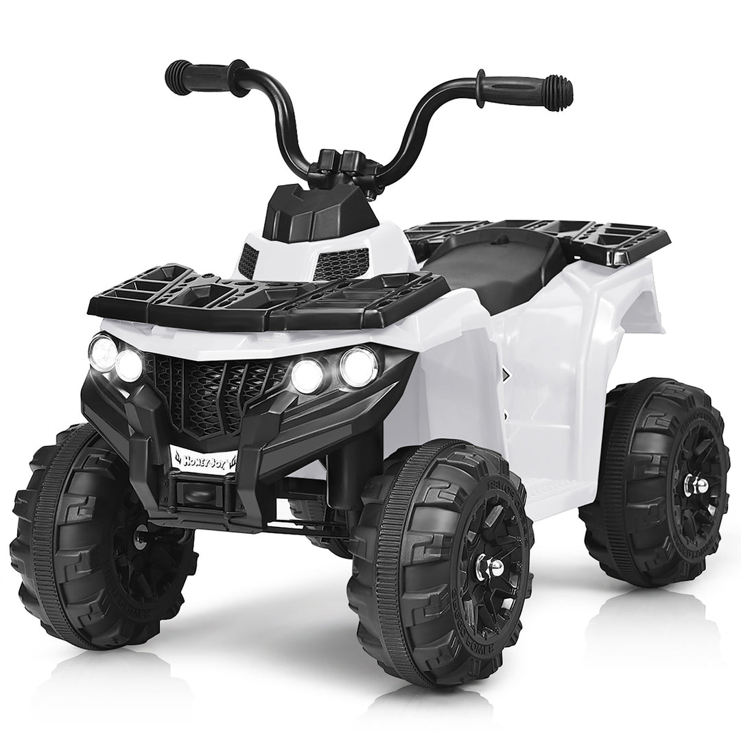 Costway Kids Ride On ATV Quad 4 Wheeler Electric Toy Car 6V Battery Power Led Lights Image 9