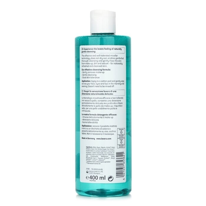 Lavera - Hydro Refresh Micellar Cleansing Water(400ml/14oz) Image 2