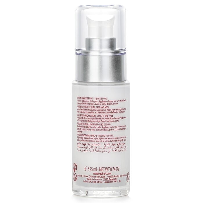 Guinot - Age Logic Serum Longevity Night Serum (Face and Neck)(25ml/0.74oz) Image 2