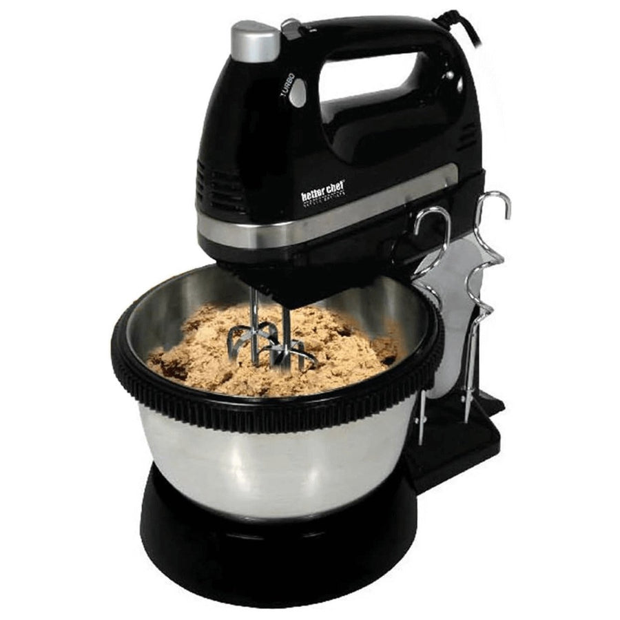 Better Chef 350W 5-Speed-plus-Boost Hand and Stand Mixer w Bowl Image 1