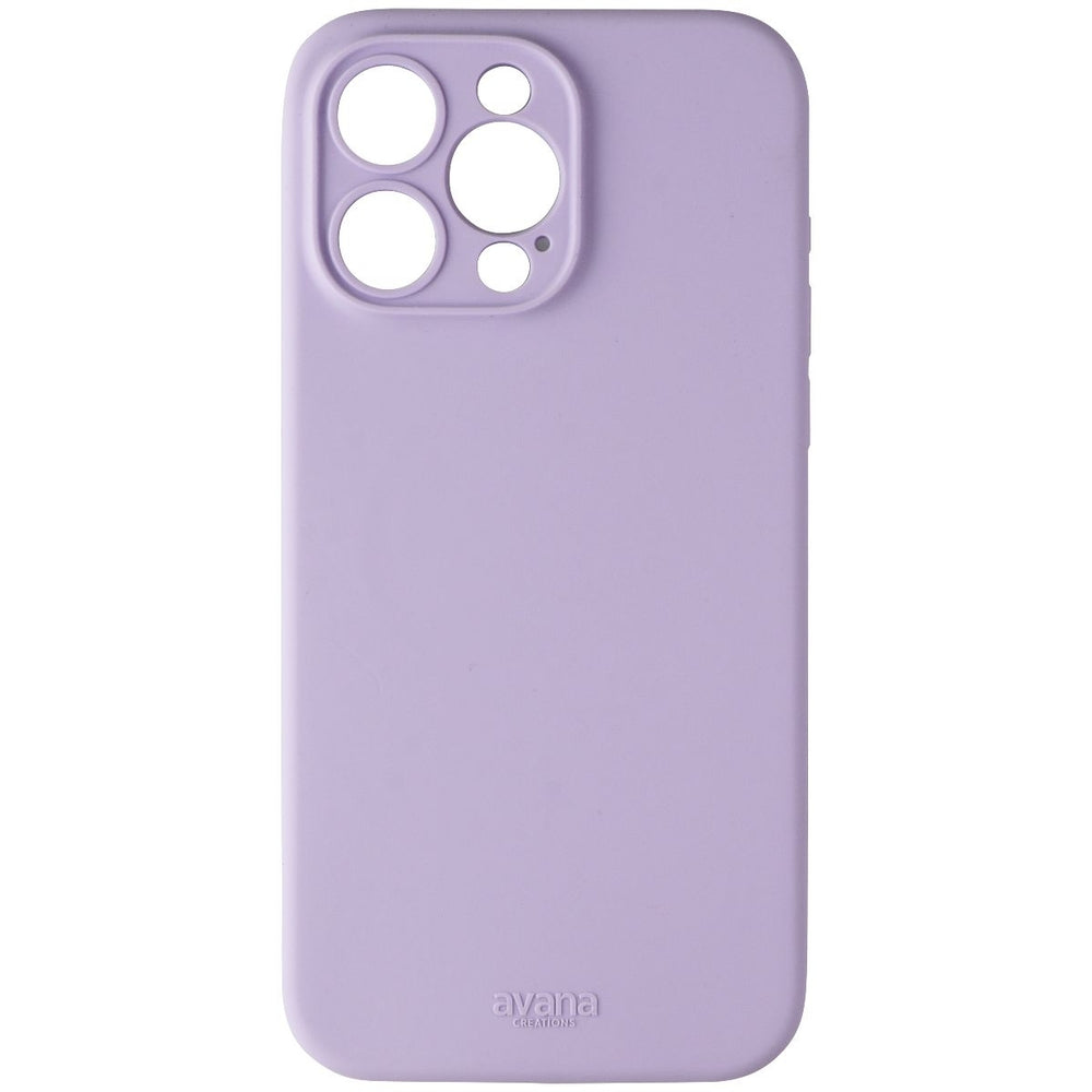 Avana Velvet Series Silicone Case for MagSafe for iPhone 15 Pro Max - Lavender Image 2