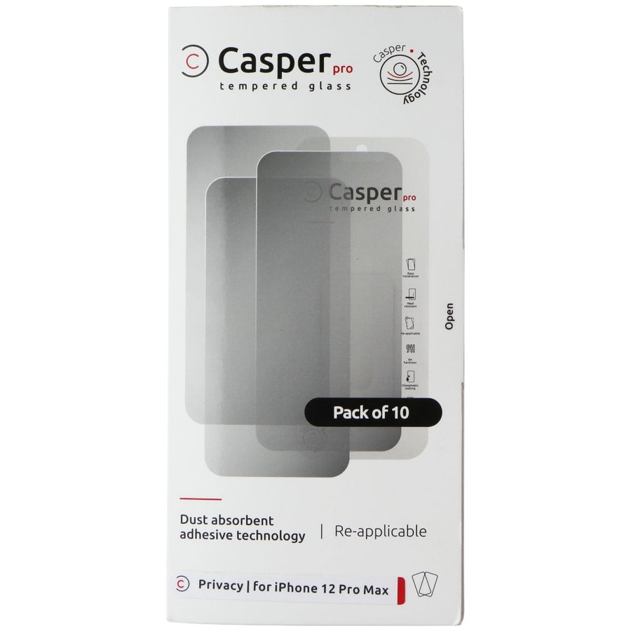 Casper Pro Tempered Glass 10 Pack for Apple iPhone 12 Pro Max - Privacy Image 1