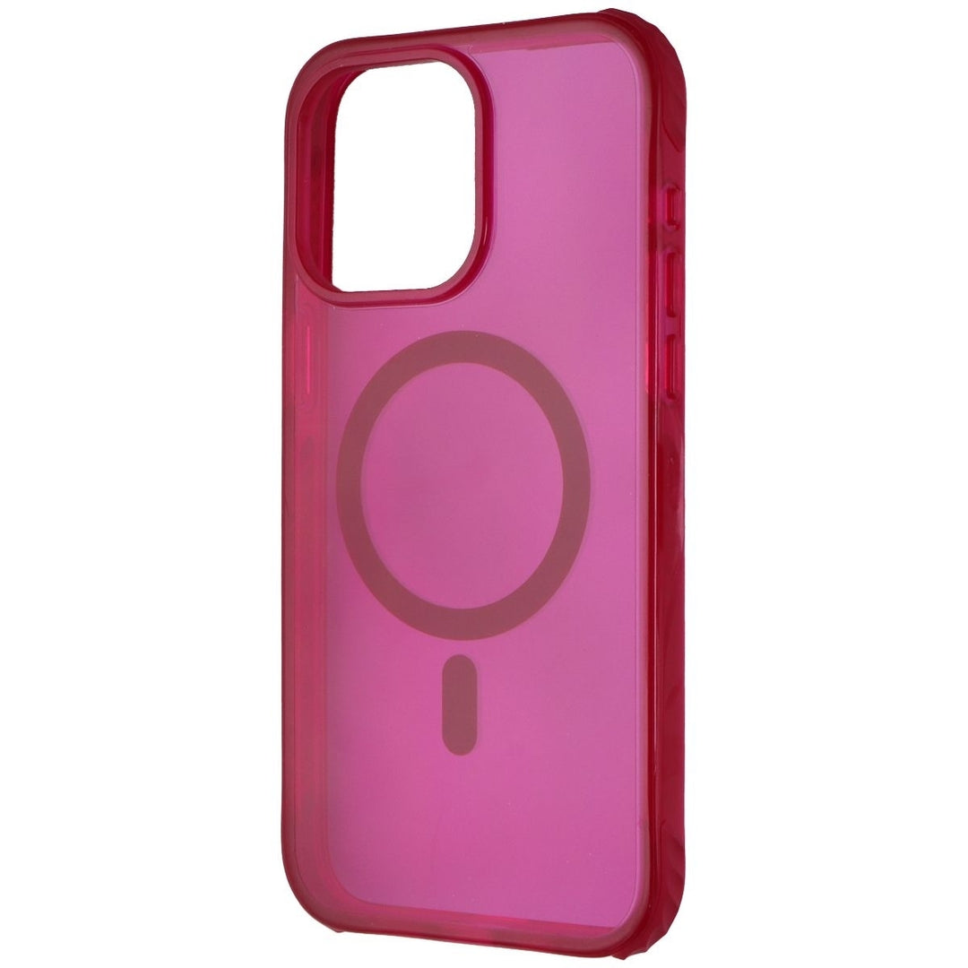 Prodigee Safetee Neo + Mag Case with MagSafe for iPhone 15 Pro Max - Neo Fuchsia Image 1