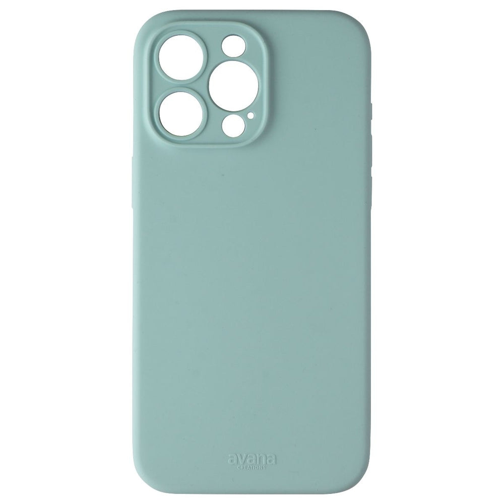 Avana Velvet Series Silicone Case for MagSafe for iPhone 15 Pro Max - Sage Image 2