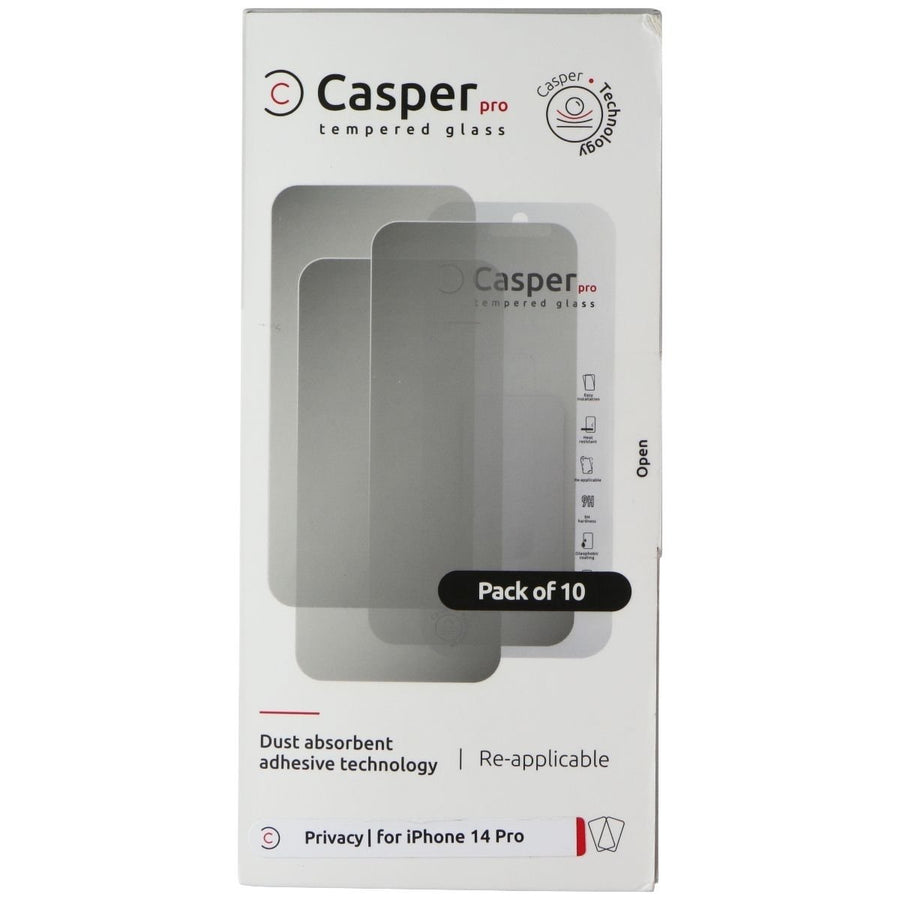 Casper Pro Tempered Glass 10 Pack for Apple iPhone 14 Pro - Privacy Image 1