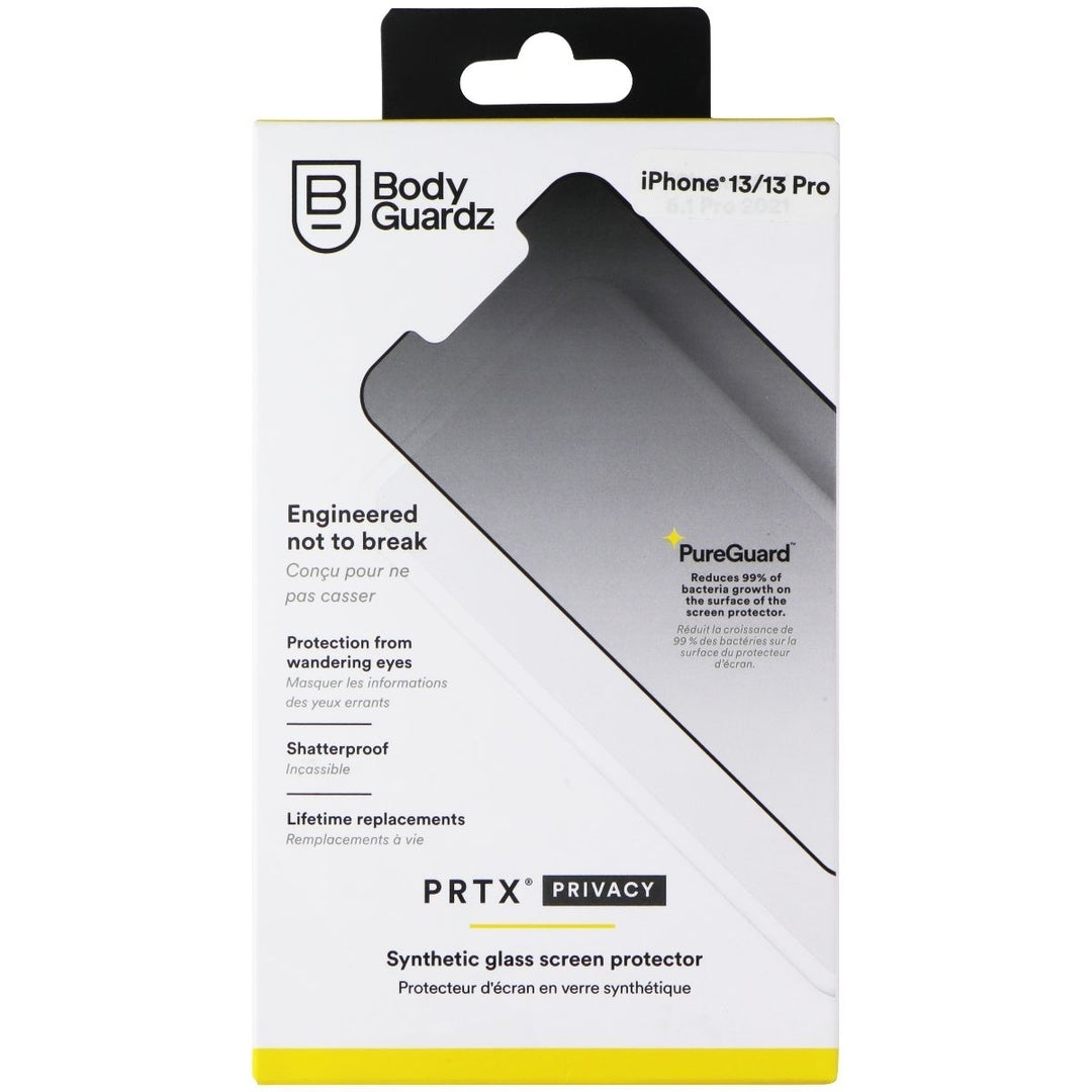 Body Guardz PRTX Synthetic Glass Screen Protector for iPhone 13/13 Pro Privacy Image 1