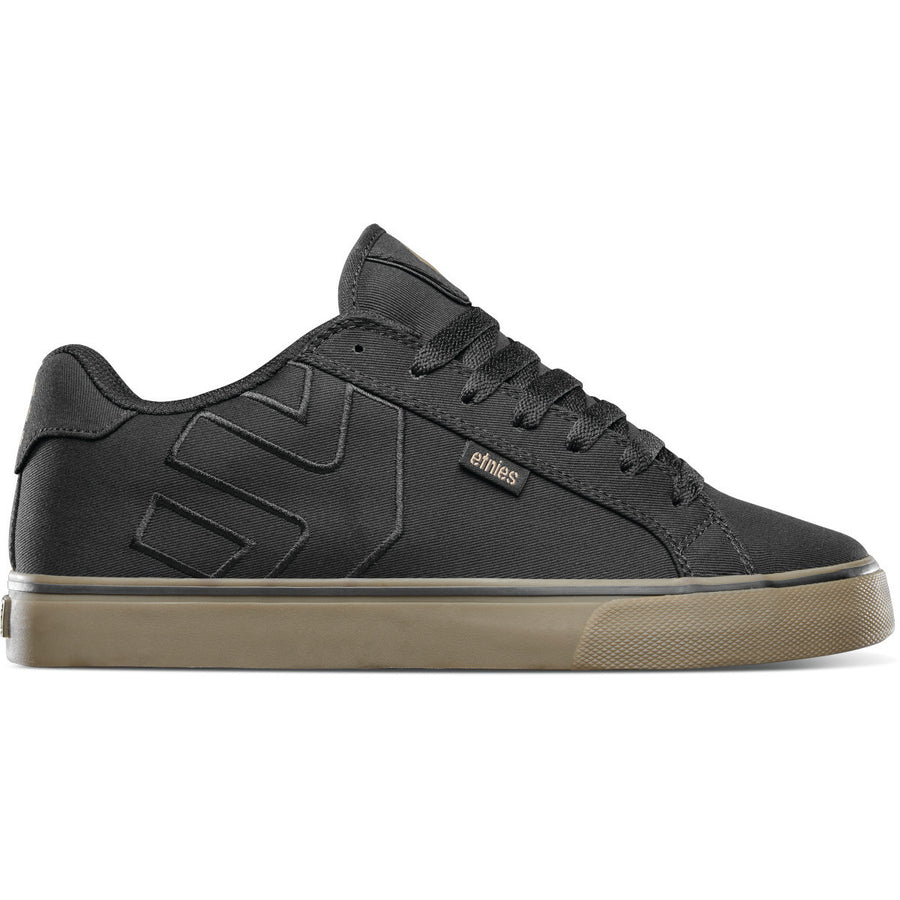 Etnies Mens Fader Vulc Skate Shoe Black/Black/Gum - 4101000282-544 BLACK/BLACK/GUM Image 1