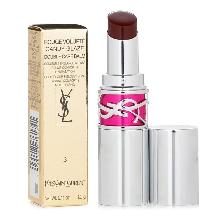 Yves Saint Laurent - Rouge Volupte Candy Glaze Double Care Balm - 3 Cacao No Boundary(3.2g/0.11oz) Image 1