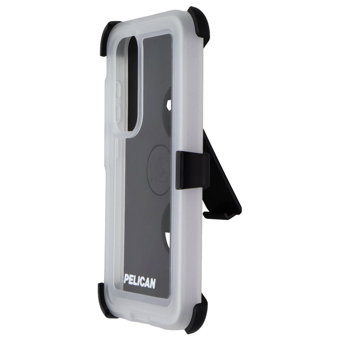 Pelican Voyager Case and Belt Clip Holster for Samsung Galaxy S24 - Clear Image 1