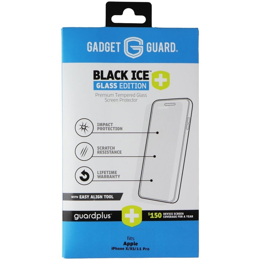 Gadget Guard (Black Ice+) Tempered Glass with Align Tool for iPhone 11 Pro/Xs/X Image 1