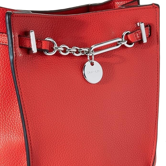 Calvin Klein Lennon Novelty Shoulder Bag One Size Crimson- Image 3