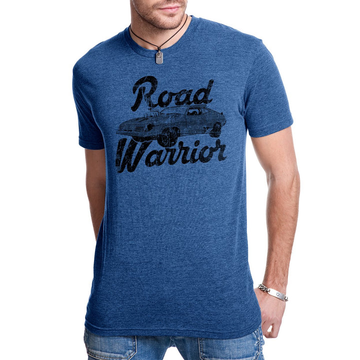 Road Warrior T Shirt Cool Vintage Movie Classic Car Racing Tee Image 4