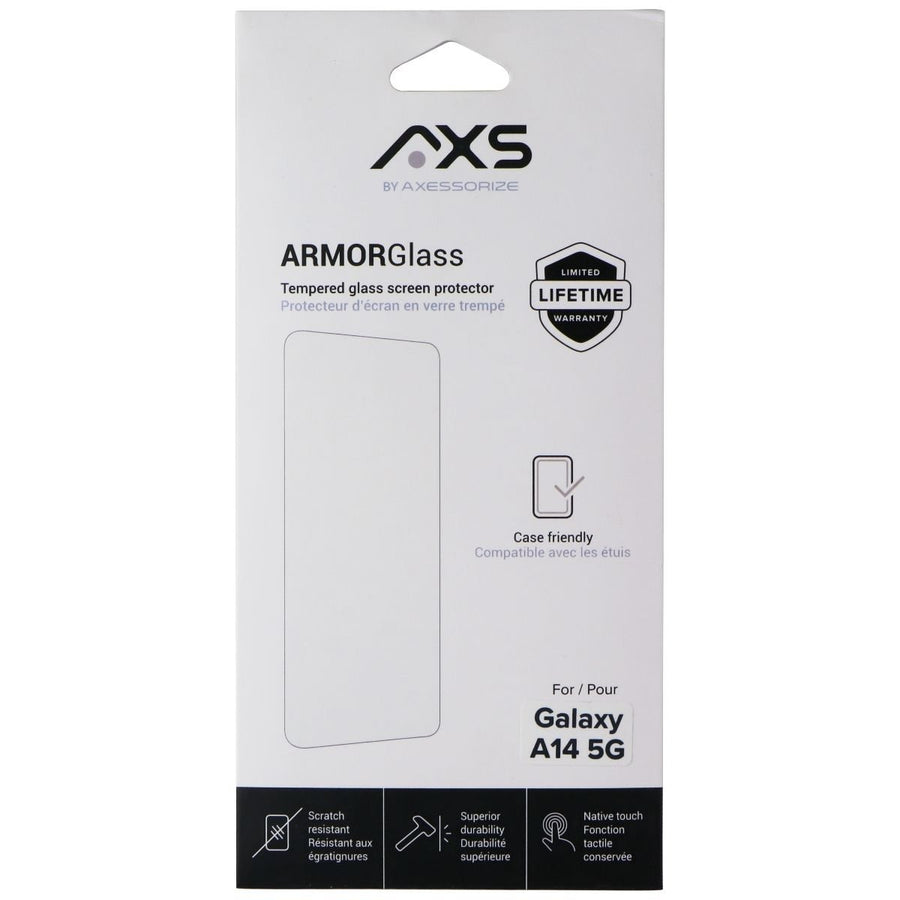 AXESSORIZE ArmorGlass Tempered Glass Screen Protector for Samsung Galaxy A14 5G Image 1