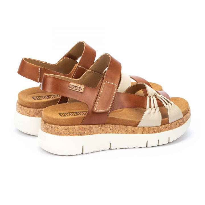 Pikolinos Womens Palma Platform Sandals Marfil/Brandy - W4N-0968C1-259 259 MARFIL-BRA Image 3