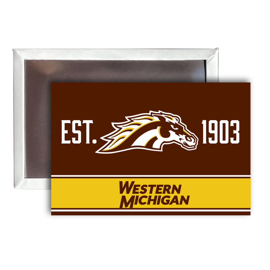 Western Michigan University 2x3-Inch NCAA Vibrant Collegiate Fridge Magnet Image 1